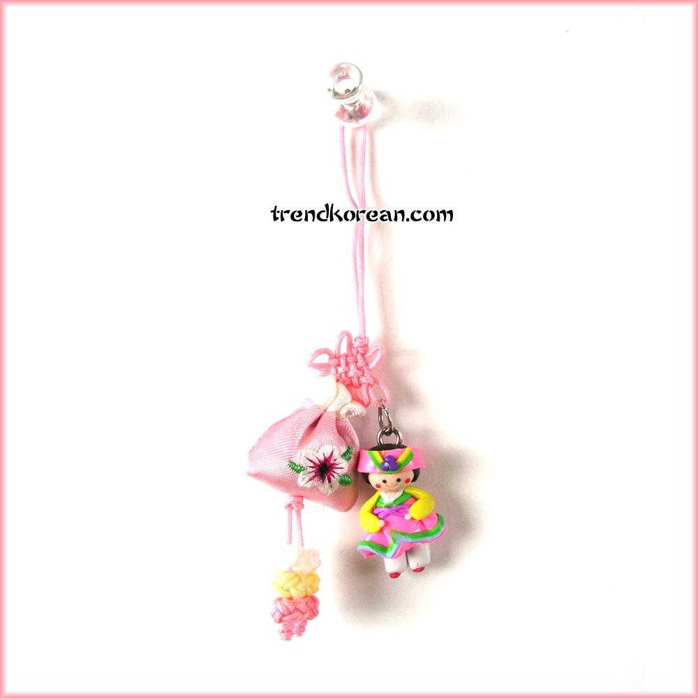 Ensembled Korean Doll Mobile Strap 11